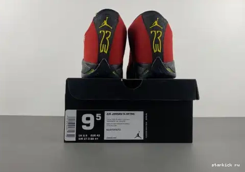   654459-670 Jordan 654459-670 Air 14 “Ferrari” 0704